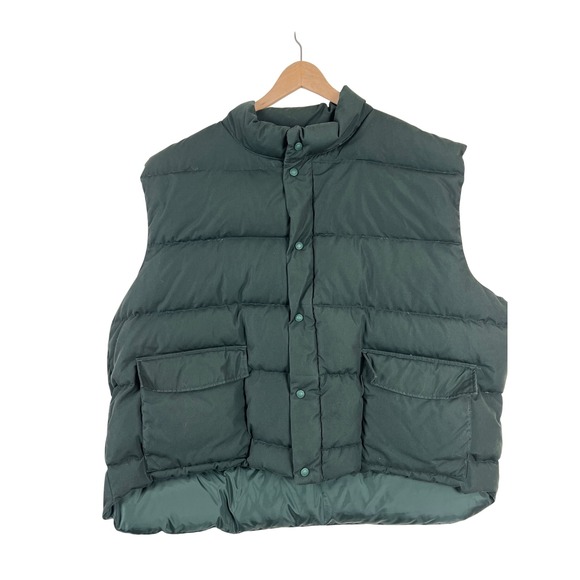 Cabelas Outdoor Gear Premier Northern Goose Down Puffer Vest Men's 3XL Green - Picture 6 of 10